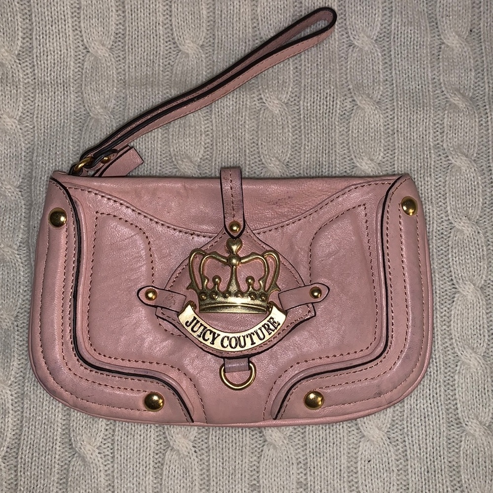 Juicy Couture Leather Wristlet